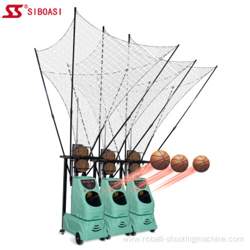 Intelligent basketball shooting program-controlled machine